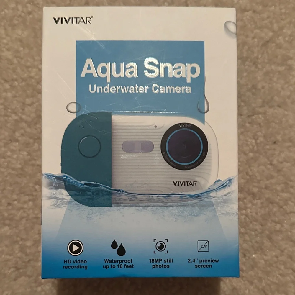 Vivitar Aqua Snap Teal Underwater Camera